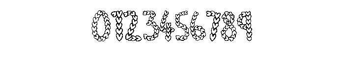 Valentines Sweetheart B Regular Font OTHER CHARS