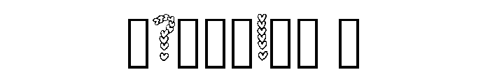Valentines Sweetheart B Regular Font OTHER CHARS