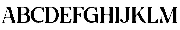 Valerine-Inkbleed Font UPPERCASE