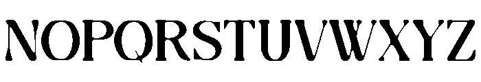 Valerine-Inkbleed Font UPPERCASE