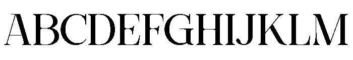 Valerine-Regular Font UPPERCASE