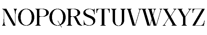 Valerine-Regular Font UPPERCASE