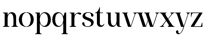 Valerine-Regular Font LOWERCASE