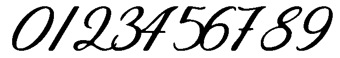 Valerine-Script Inkbleed Font OTHER CHARS