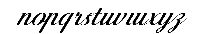 Valerine-Script Font LOWERCASE