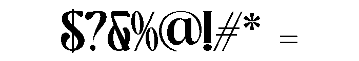 Valeris Font OTHER CHARS