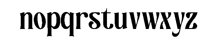 Valeris Font LOWERCASE
