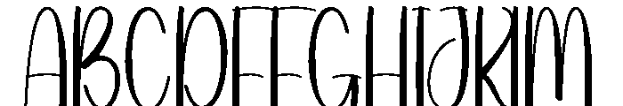 Valessia Font UPPERCASE