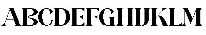 Valevora Regular Font UPPERCASE