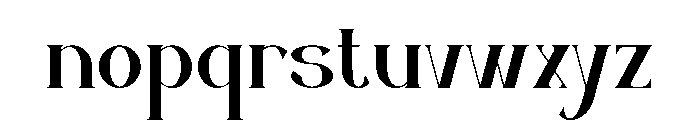 Valiona Font LOWERCASE