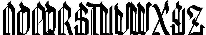 Valkrine Font UPPERCASE
