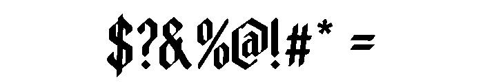 Valkrith Font OTHER CHARS