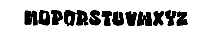 Vallen TYpe Font LOWERCASE