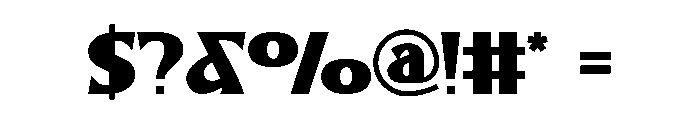 Valley Zabira Font OTHER CHARS