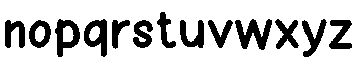 ValleyFunky-Bold Font LOWERCASE