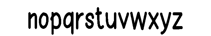 ValleyFunky-Condensed Font LOWERCASE