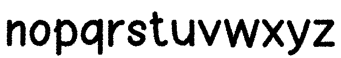 ValleyFunky-Distort Font LOWERCASE