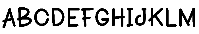 ValleyFunky-Regular Font UPPERCASE