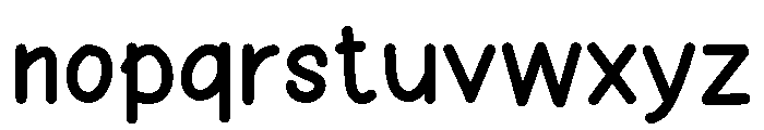 ValleyFunky-Regular Font LOWERCASE