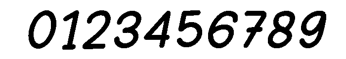 ValleyFunky-Slant Font OTHER CHARS