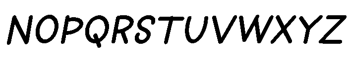 ValleyFunky-Slant Font UPPERCASE