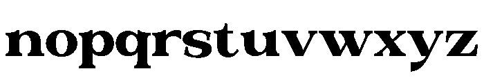 Valloria-Black Font LOWERCASE