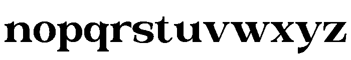 Valloria-Bold Font LOWERCASE