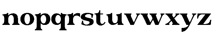 Valloria-ExtraBold Font LOWERCASE