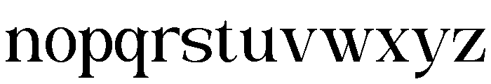 Valloria-Light Font LOWERCASE