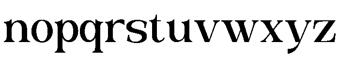 Valloria-Regular Font LOWERCASE