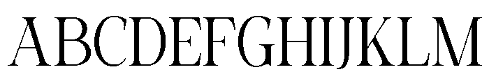 Valloria-Thin Font UPPERCASE