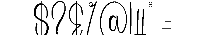 Valorous Font OTHER CHARS