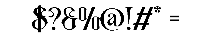 Valortha-Regular Font OTHER CHARS