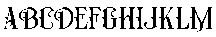 Valortha-Regular Font UPPERCASE