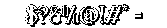 Valortha-Shadow Font OTHER CHARS