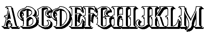 Valortha-Shadow Font UPPERCASE