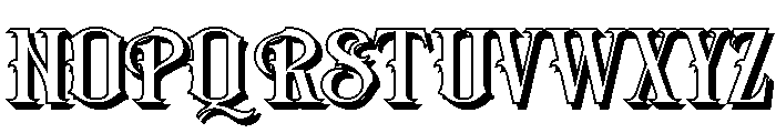 Valortha-Shadow Font UPPERCASE
