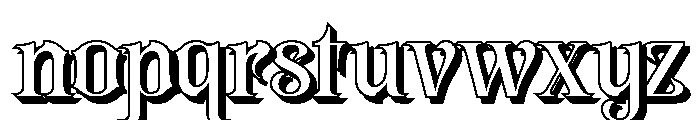 Valortha-Shadow Font LOWERCASE