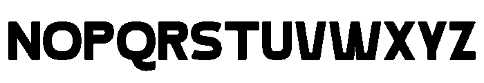 Valtora Extra Bold Font UPPERCASE