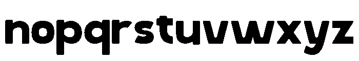 Valtora Extra Bold Font LOWERCASE