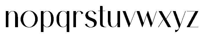 Valune Font LOWERCASE