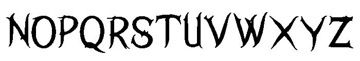 Vampire_Gothic Font UPPERCASE