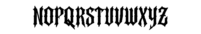Vampyra Font UPPERCASE