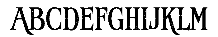 Vampyx Font UPPERCASE