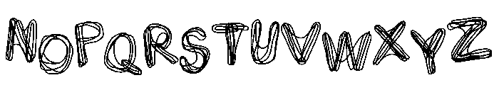 Van Go Loopline Font UPPERCASE