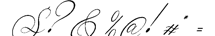 Van Marigella Italic Font OTHER CHARS