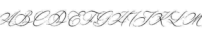 Van Marigella Italic Font UPPERCASE