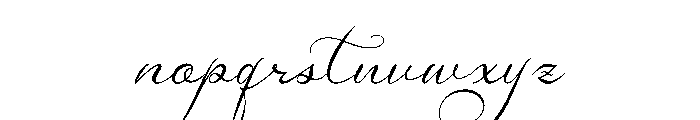 Van Marigella Font LOWERCASE