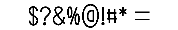 Vanblew Font OTHER CHARS