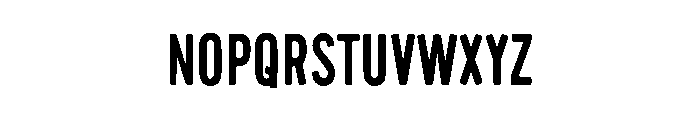 Vancouver Gothic Font UPPERCASE
